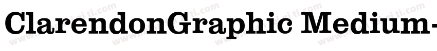 ClarendonGraphic Medium字体转换